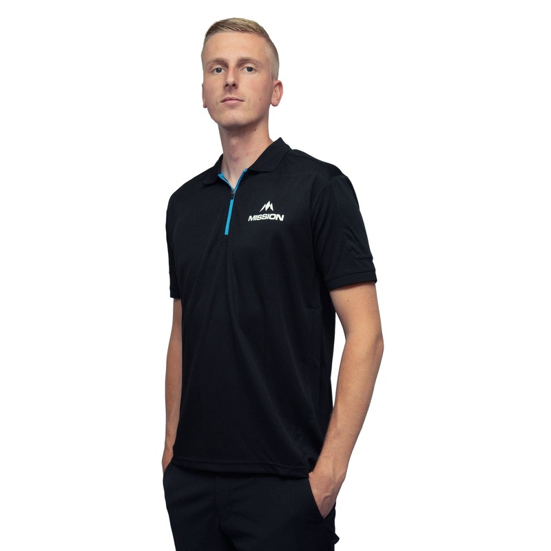 Mission Teamwear – Polo Shirt – Black – Adult Extra Small