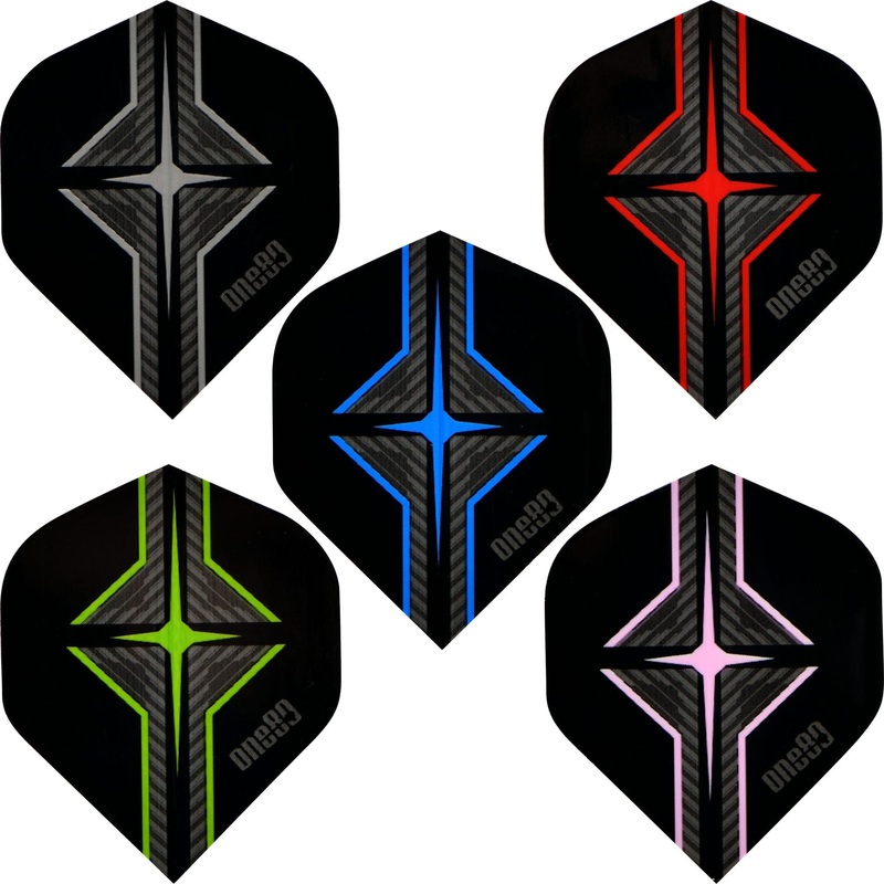 *One80 Dart Flights – 100 Micron – Star Flight – No2 – Std Green