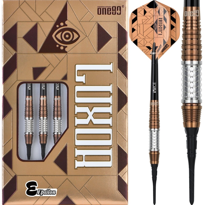 One80 Luxor Darts – Soft Tip – 90% Tungsten – Epsilon – 18g