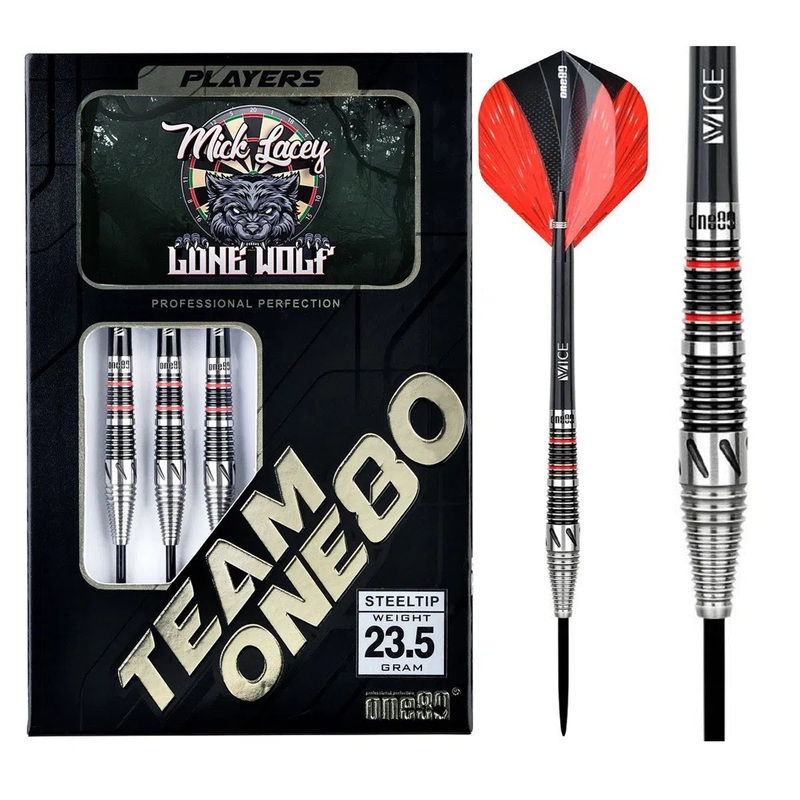 One80 Mick Lacey 90% Tungsten Steel Tip Darts 23.5 GRAM