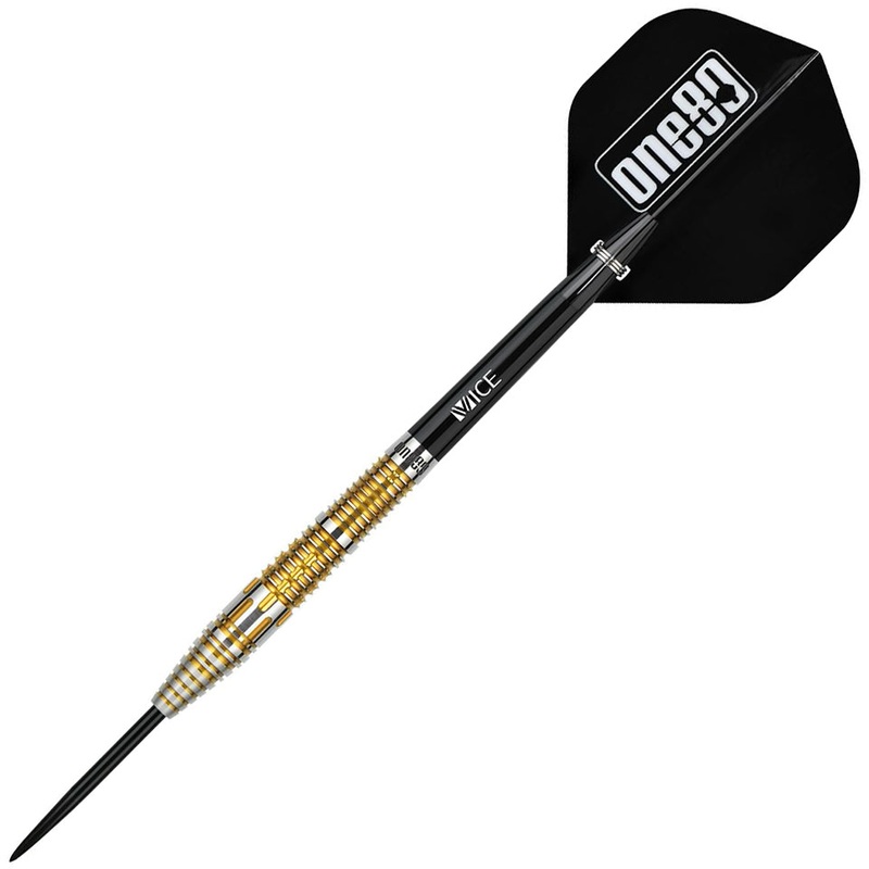 One80 Mick Lacey II Steel Tip Darts – 23gm