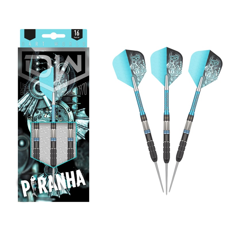 Piranha 01 90% Tungsten Steel Tip Darts by DW 23 Gram