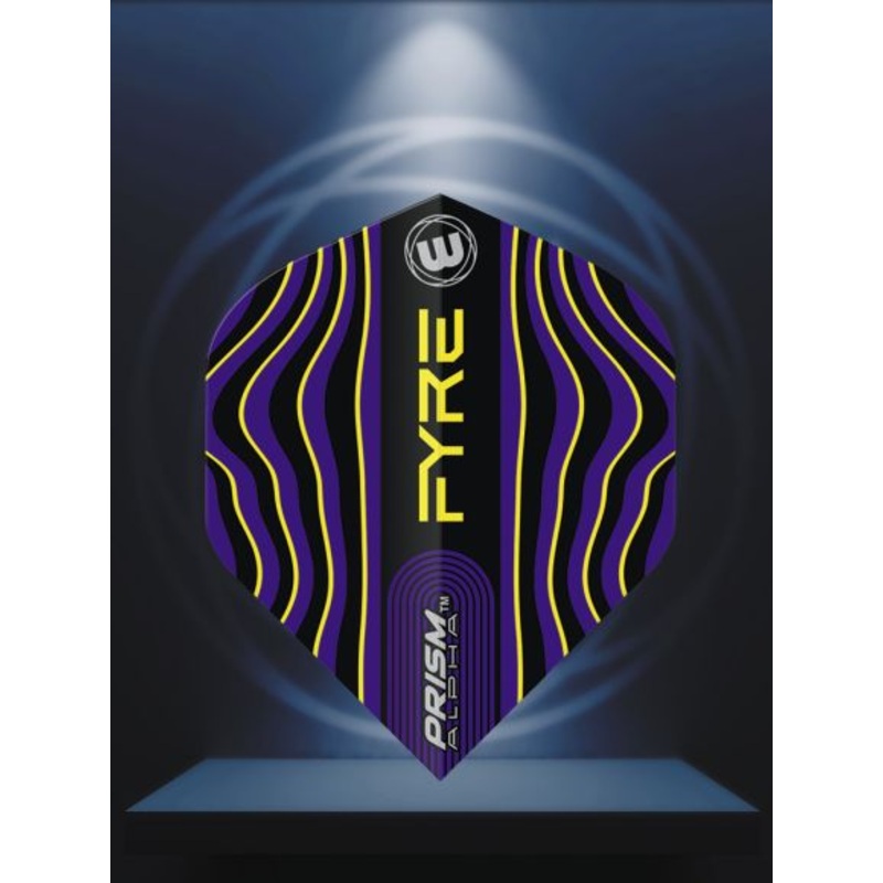 Prism FYRE Alpha Black, Blue & Yellow Extra Thick Standard 100 Micron Poly metronic extra thick