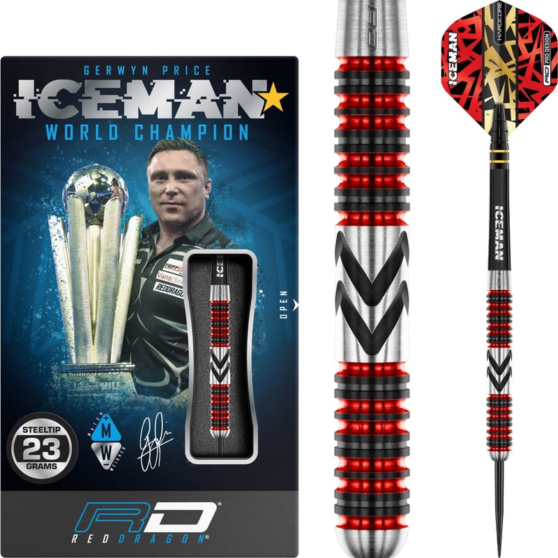 Red Dragon – Gerwyn Price Firebird Darts – Steel Tip – 90% Tungsten – 21g 23g 21 grams