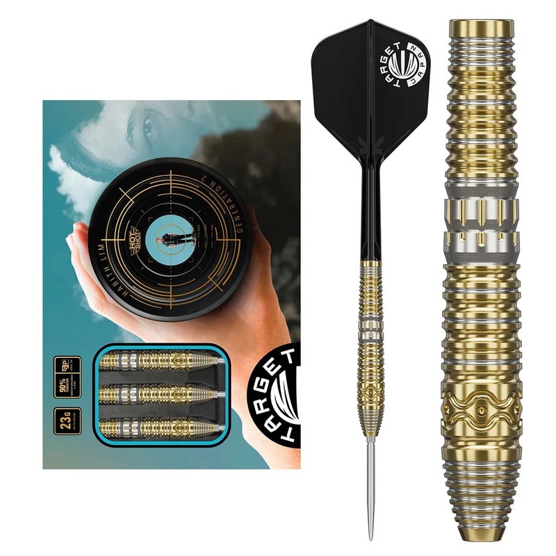 Target Japan Hot Shot Harith Lim G2 90% Tungsten Steel Tip Darts 23 GRAM