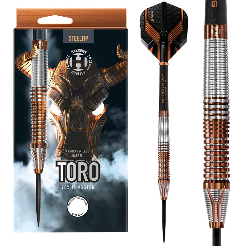 Toro 90% Tungsten Steel Tip Darts by Harrows 21 Gram