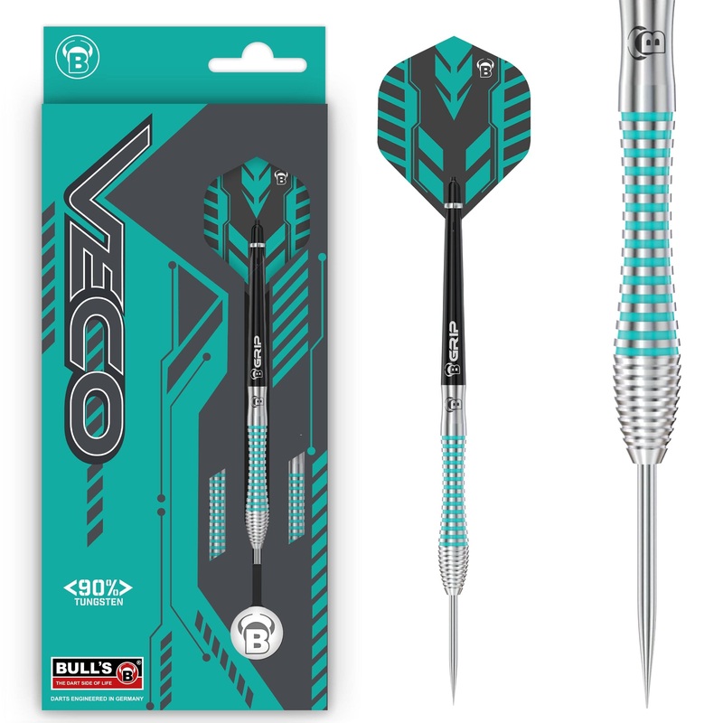 BULL’S Veco Darts – Steel Tip – 90% Tungsten – V2 21g