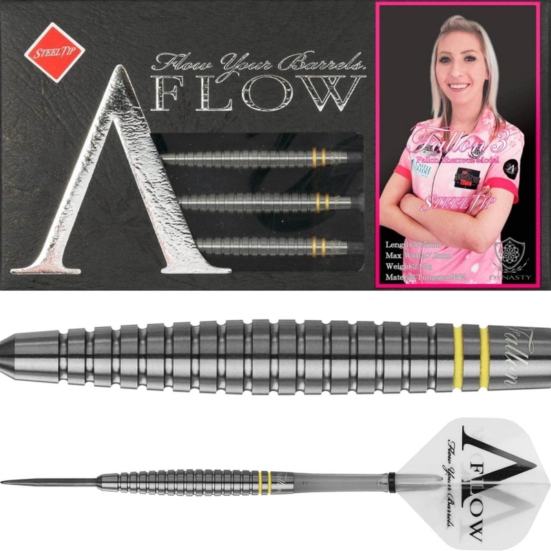 Dynasty – Fallon Sherrock V3 Darts – Black Ti – Steel Tip – 95% Tungsten – 24g