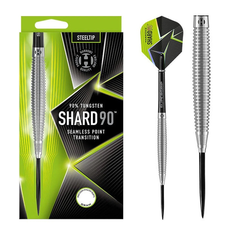 Harrows Shard 90% Tungsten Steel Tip Darts 21 GRAM