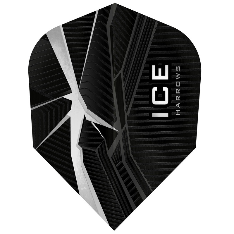 ICE Recut Clear Standard Dart Flights By Harrows Clear