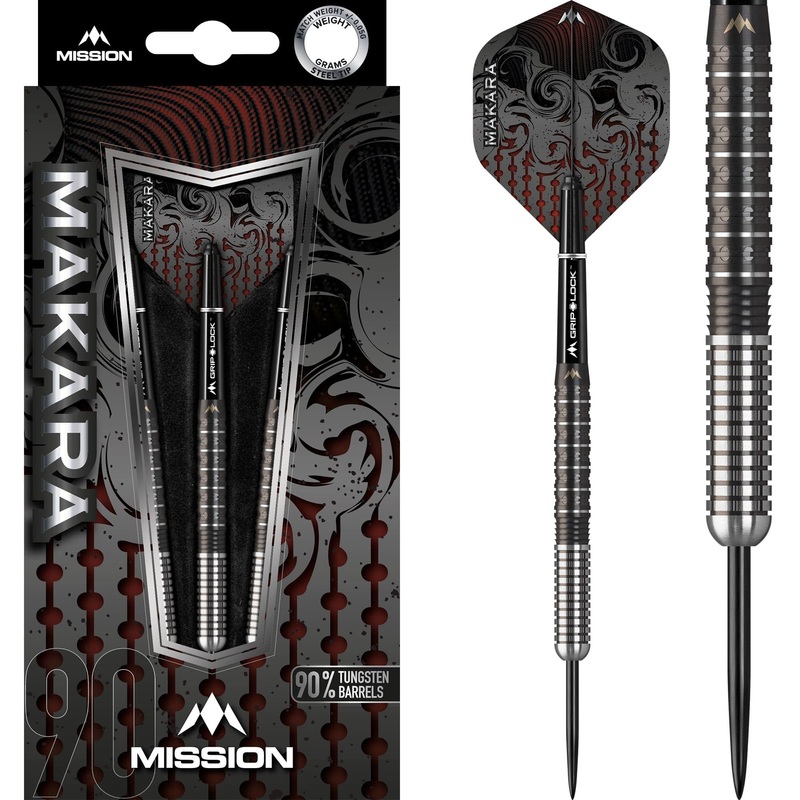 Mission Makara Darts – Steel Tip – M1 – Graphite PVD Black 22g
