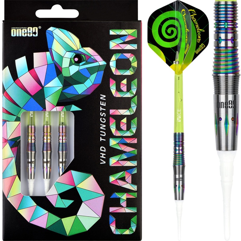 One80 Chameleon Darts – Soft Tip – Ruby – 19.5g 19g