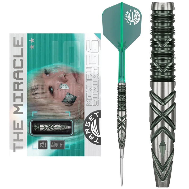 Target Japan The Miracle G6 90% Tungsten Steel Tip Darts 23 GRAM