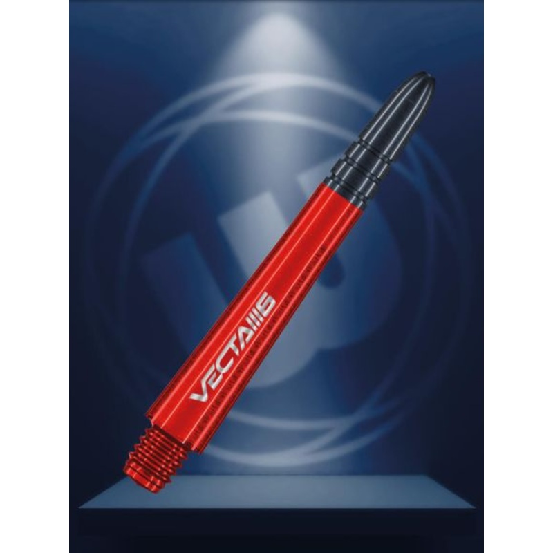 Winmau Vecta Blacde 6 Red Medium Polycarbonate Medium (40mm in length excluding thread) Red