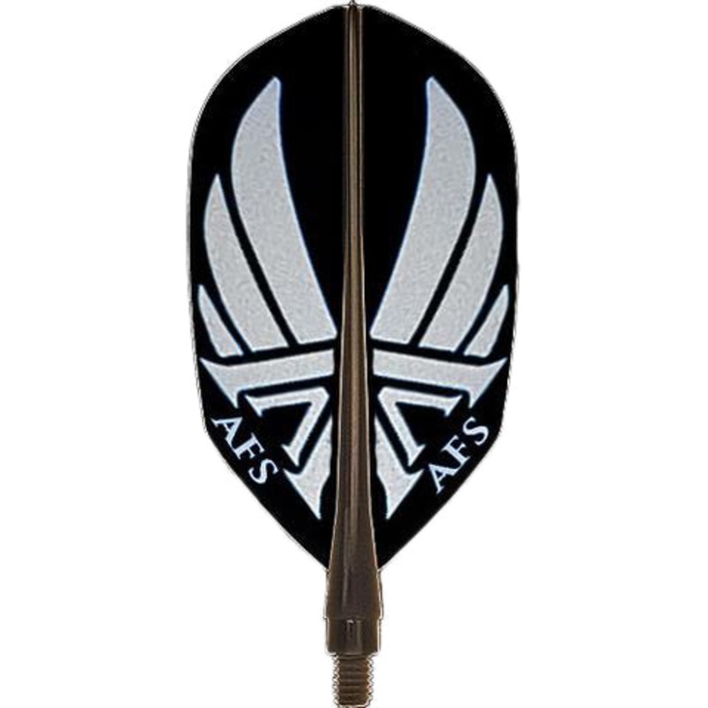 Accurate AFS Dart Flights – Slim Soft Black