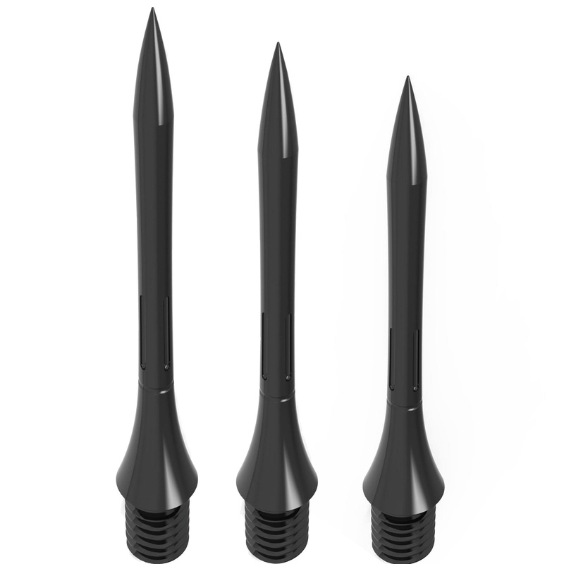 Caliburn Bamboo Smooth Conversion Points – Screw In – Soft Tip to Steel Tip – Black 28mm