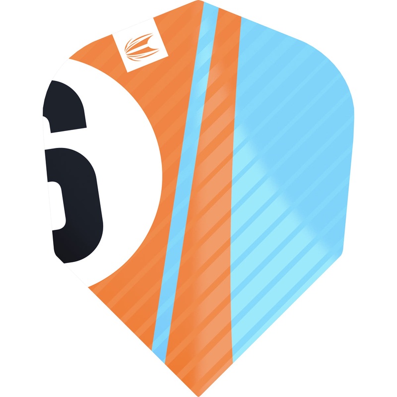 Chicane Pro.Ultra Orange No6 Dart Flights by Target 3 Sets