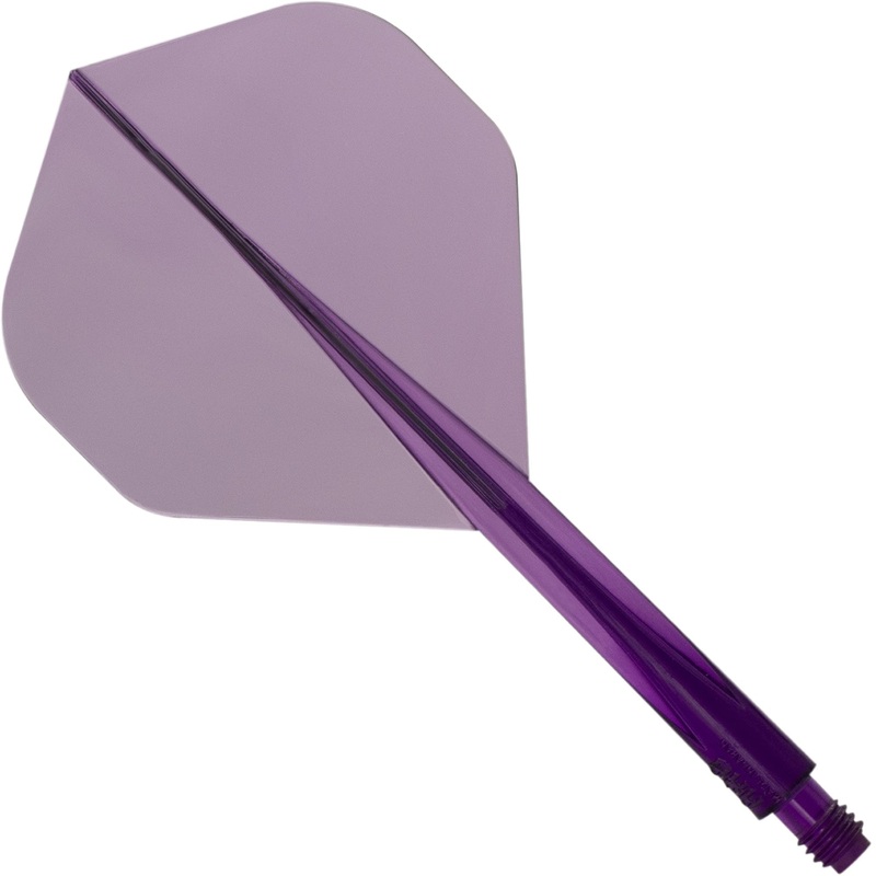 Condor AXE Dart Flights – Standard – Clear Purple Short