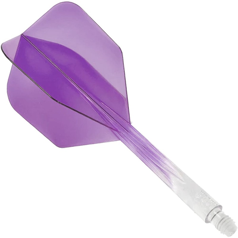 *Condor AXE Gradient Dart Flights – Exclusive – Small – Clear Purple Short
