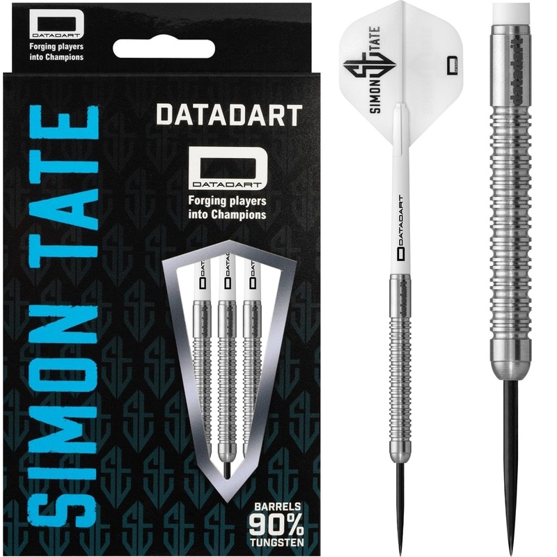 Datadart Simon Tate Darts – Steel Tip – Ringed 22g