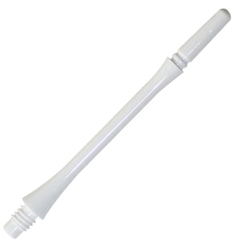 Fit Flight Gear Slim Spinning Dart Shafts – X-Long #8 (42.5mm) White