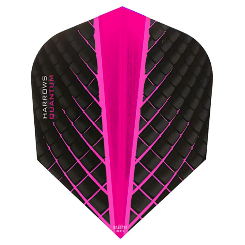 Harrows Quantum Dart Flights Pink No2 Standard
