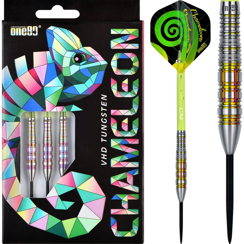 One80 Chameleon Darts – Steel Tip – Emerald 22g