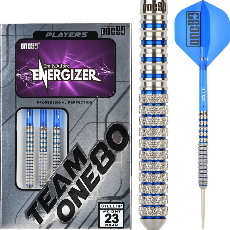 One80 – Emily Alford Darts – Steel Tip – 90% Tungsten – 23g