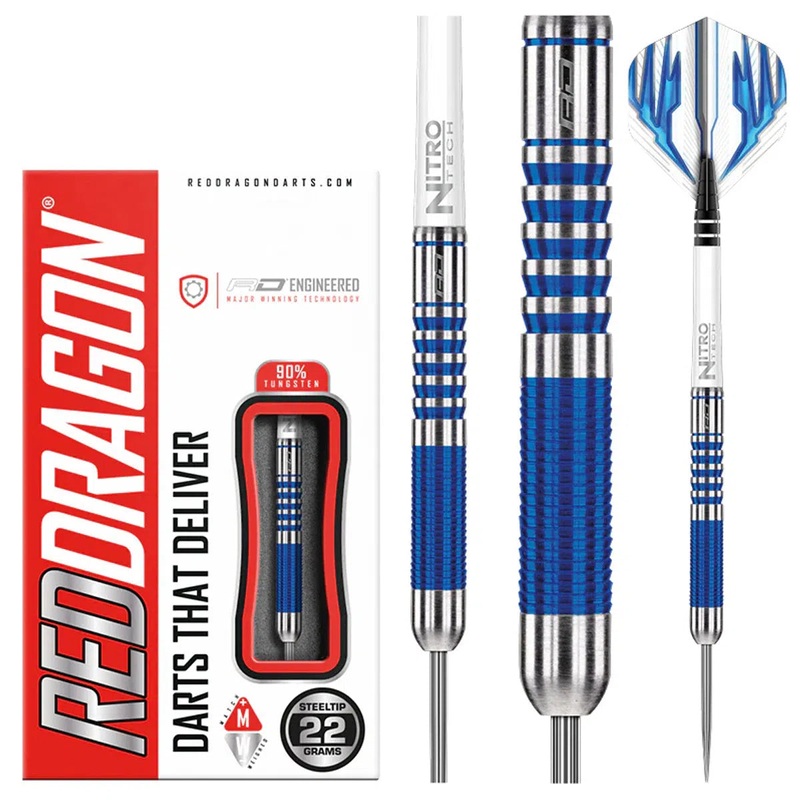 Red Dragon Colin Lloyd 90% Tungsten Steel Tip Darts 22 GRAM