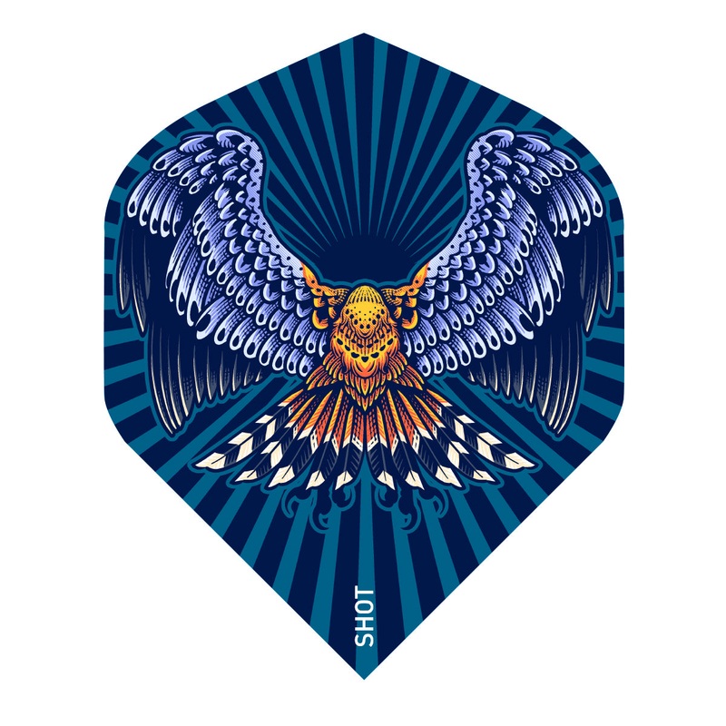 Shot Birds of Prey Kestrel Dart Flight Set – Standard Standard 100 Micron Polymer