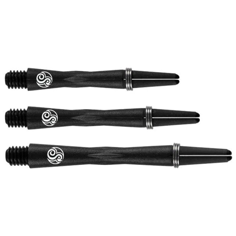 Shot Tao Carbon Dart Shafts Black Short