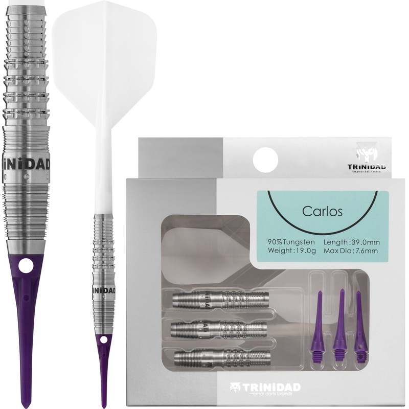 Trinidad Pro – Soft Tip Tungsten Darts – Carlos 21g