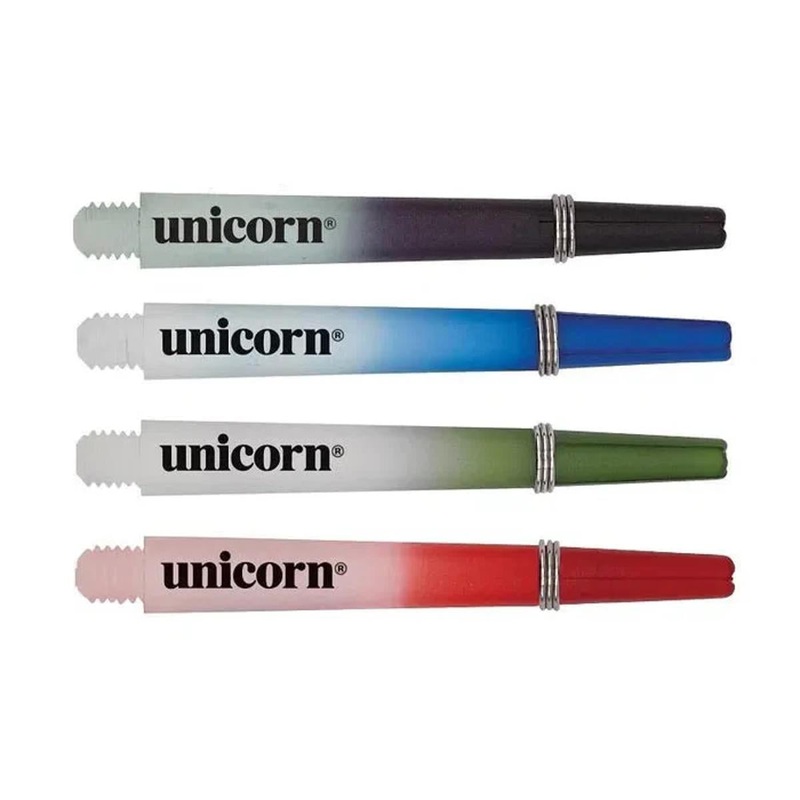 Unicorn Gripper 3 Two Tone Ring Grip Dart Stems / Shafts Black Short