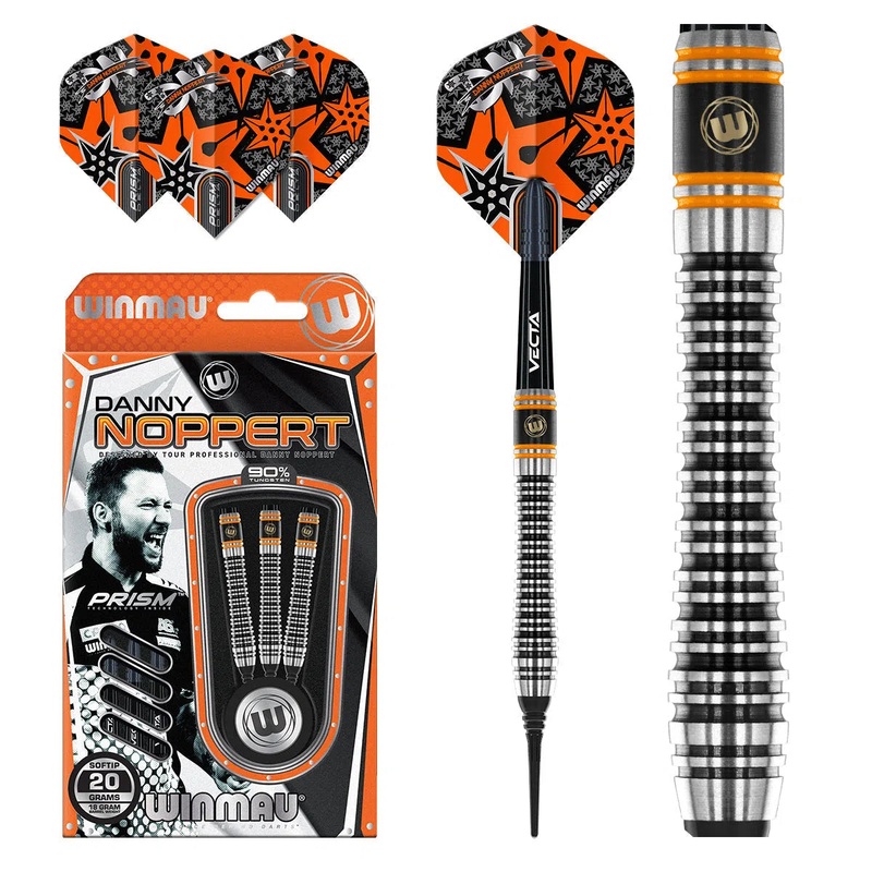 Winmau Danny Noppert Signature Edition 2.0 90% Tungsten Soft Tip Darts 20 GRAM