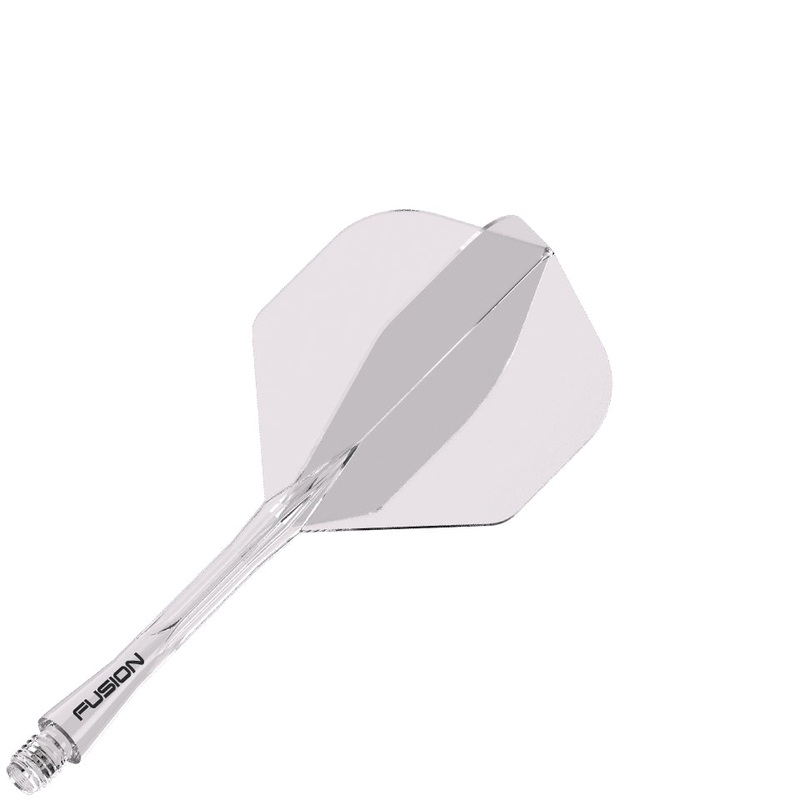 Winmau Fusion Integrated Flight & Shaft System – No2 Short Clear