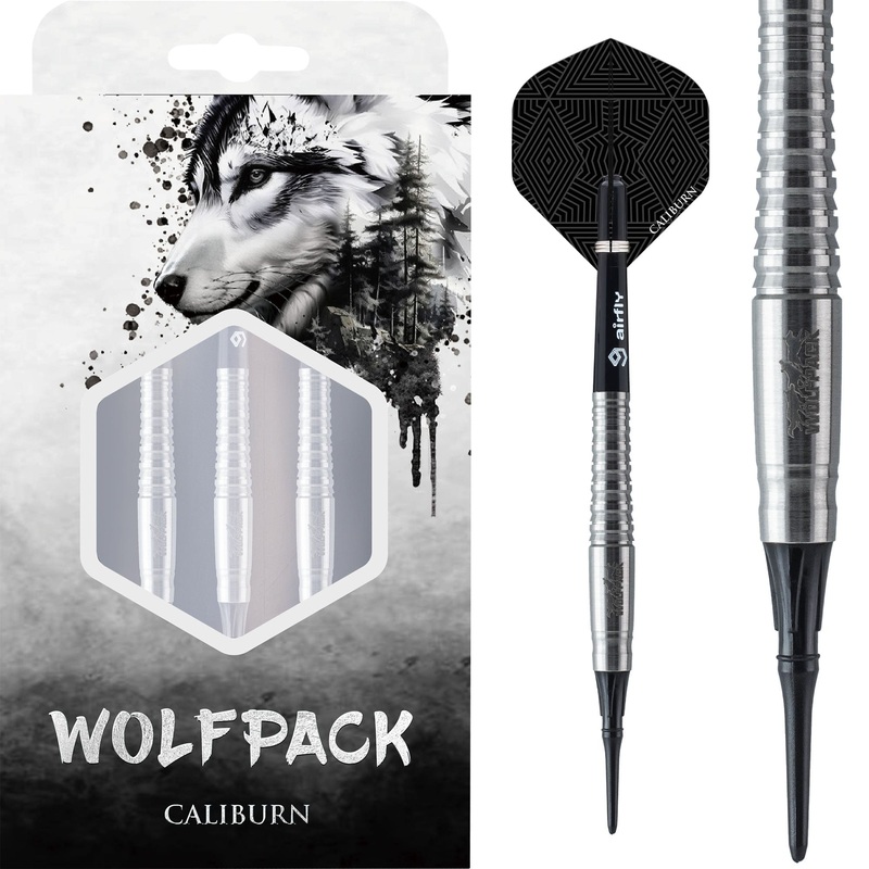 Caliburn Wolfpack Darts – Soft Tip – 90% Tungsten – W8 – 16.5g PERS