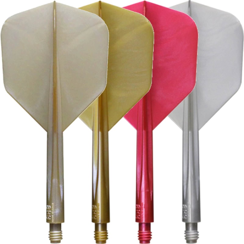 Condor – Axe Metallic Small – Standard Dart Flights – Integrated Flight & Shaft System Short (21.5mm) Champagne