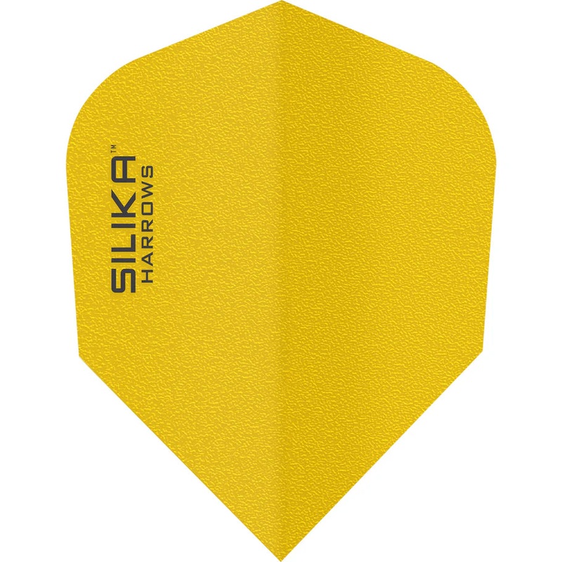 Harrows Silika – Patented Tough Crystalline Coated Yellow – No6 Standard Dart Flights Standard 100 Micron Extra Strong