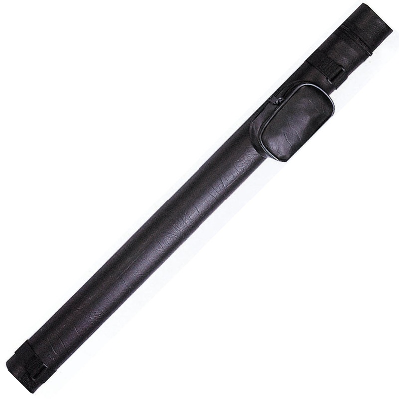 Leatherette 1B/2S Round Cue Case – Black