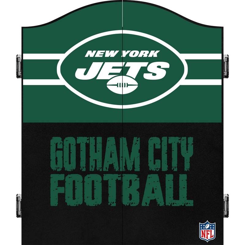 NFL – Dartboard Cabinet – Official Licensed – New York Jets