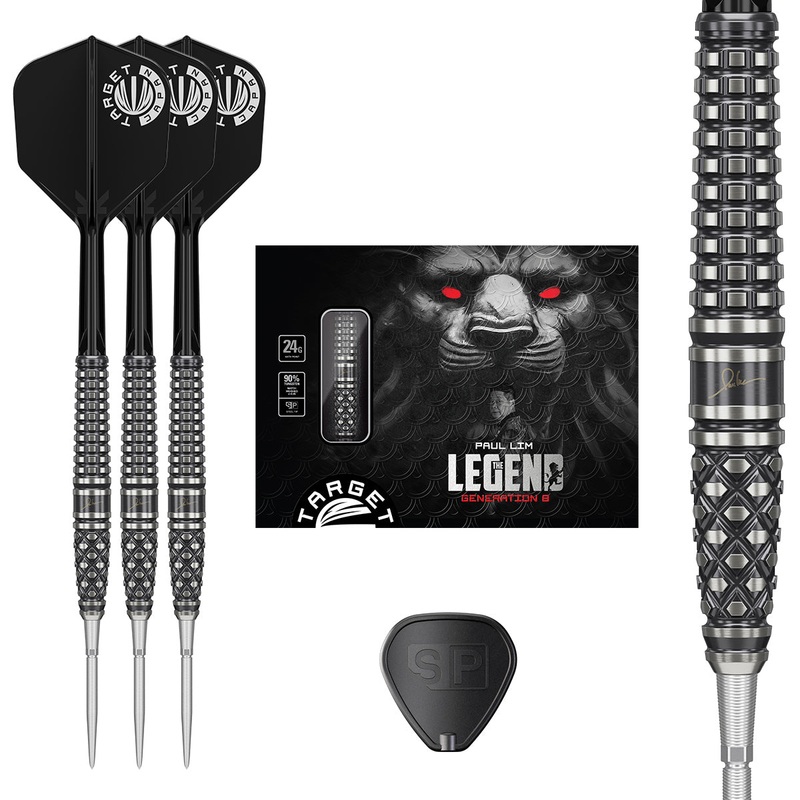 Paul Lim The Legend Gen 8 90% Tungsten SP Steel Tip Darts by Target Japan 24 Gram
