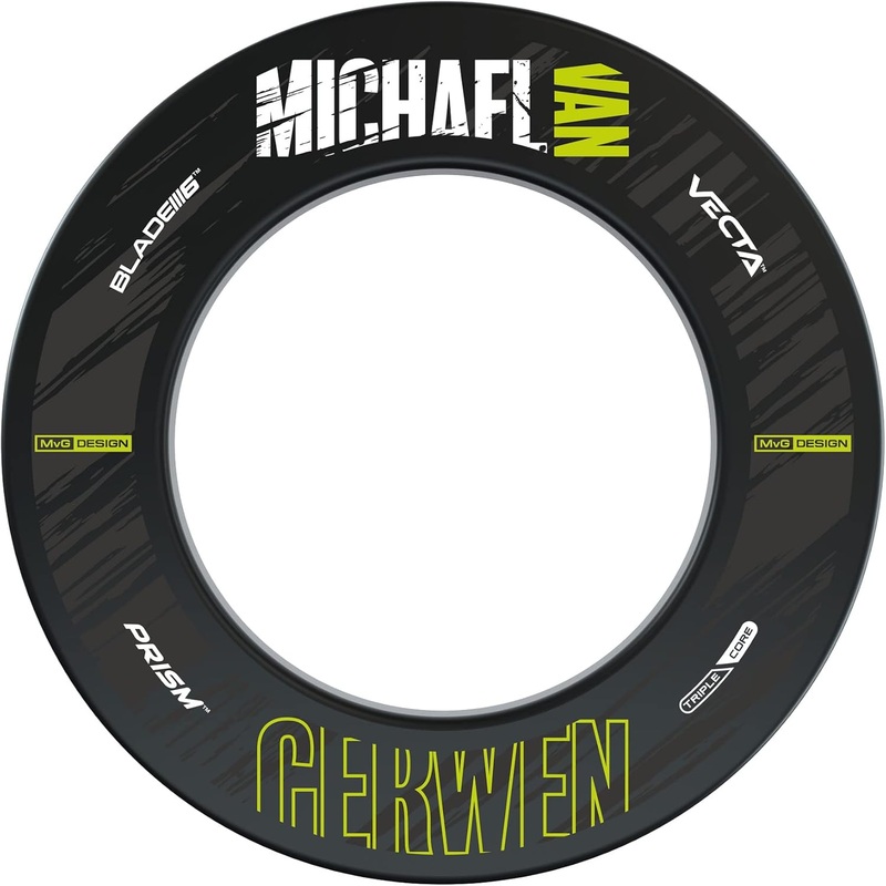 Winmau MvG Michael Van Gerwen Retro Edition Surround Black Not Included 43.6cm Inner Diameter, 67.5cm Outer Diameter