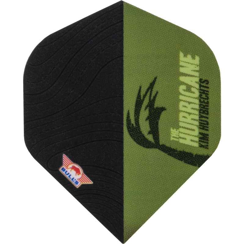 *Bulls Kim Huybrechts Dart Flights – 100 – No2 – Std – Green