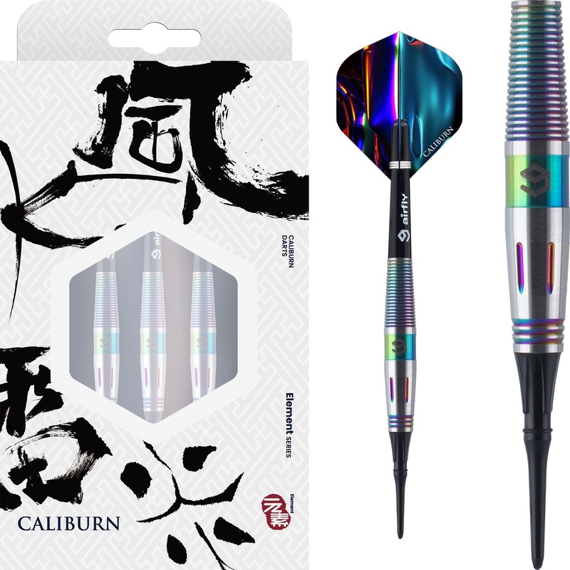 Caliburn Element Darts – Soft Tip – 90% Tungsten – Thunder – 17.5g