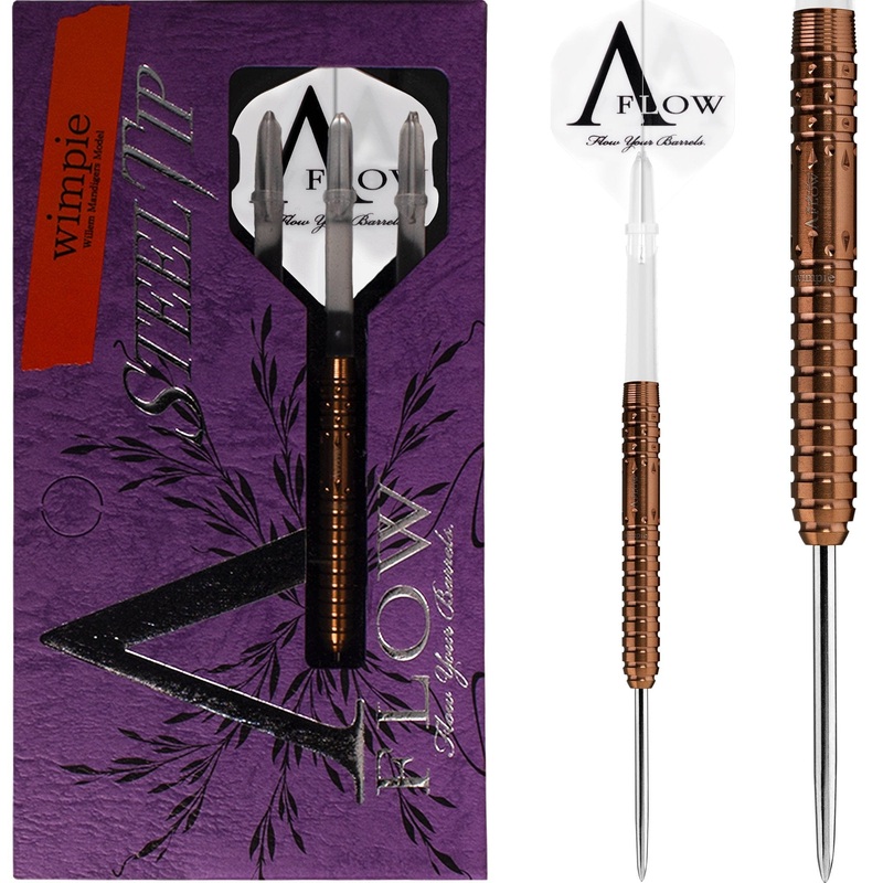 Dynasty Darts – Black Line CT – Steel Tip – Willem Mandigers – Wimpie – Bronze – 23g 23g