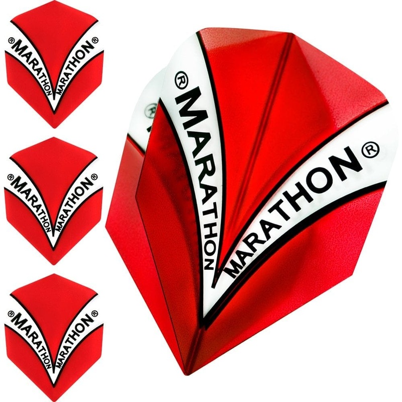 Harrows Dart Flights – Marathon – Std – Red Marathon