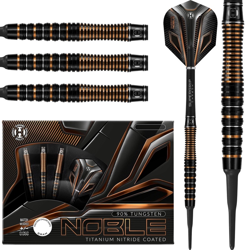 *Harrows Noble Darts – Soft Tip – Rich Gold 18g