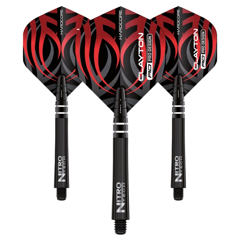 Jonny Clayton Black Nitro Ionic & Hardcore Combo by Red Dragon – 2 Sets