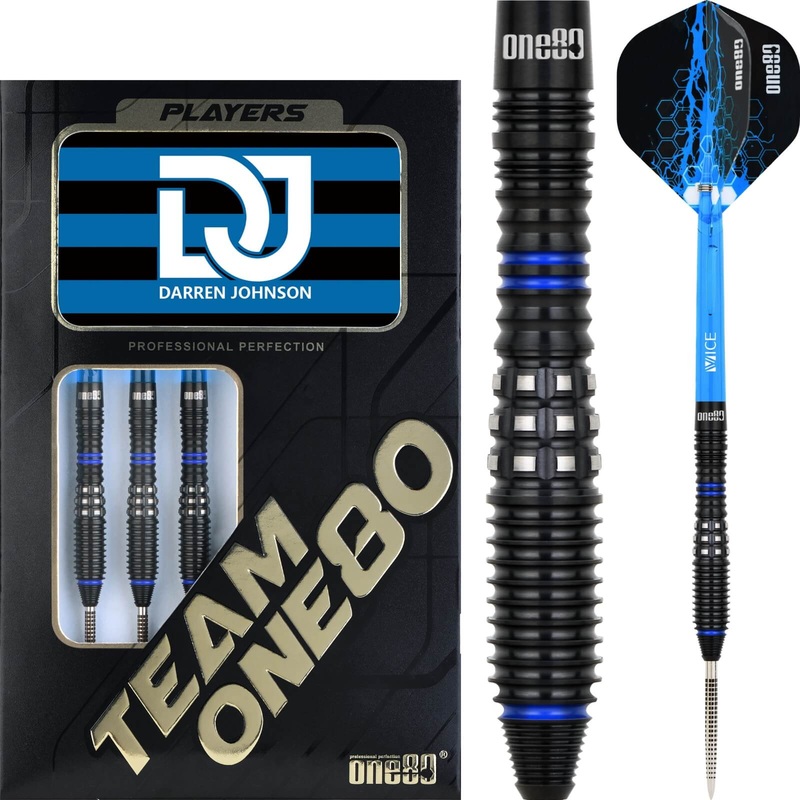 One80 – Darren Johnson Darts – Steel Tip – 90% Tungsten – 23g