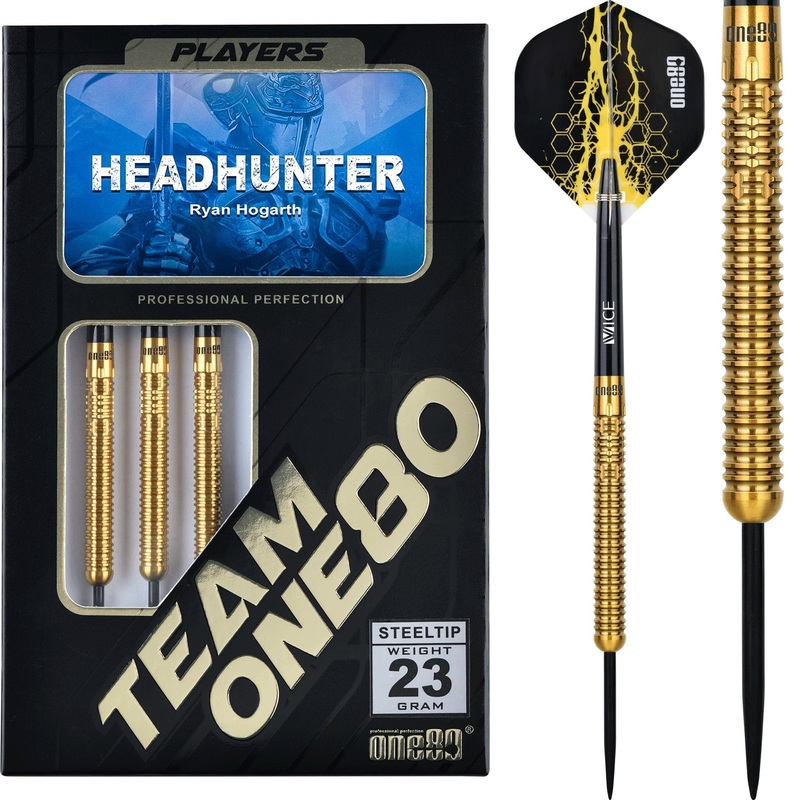 One80 Ryan Hogarth Darts – Steel Tip – Signature – Gold – 23g 23g